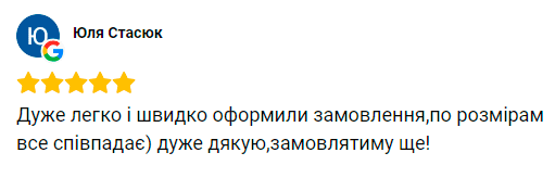 Враження покупця: швидке оформлення замовлення і гарне обслуговування