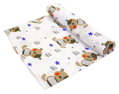 Пелюшка ситцева МИШКА CUTE TEDDY 75х100см 3018769425