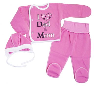 Комплект теплий *Манюня*, зріст 56 шви назовні Сердечко