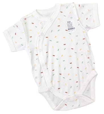 Боді з коротким рукавом (зріст 62) інтерлок, шви назовні