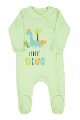 Комбінезон для малюків, зріст 68 інтерлок Little Dino салат
