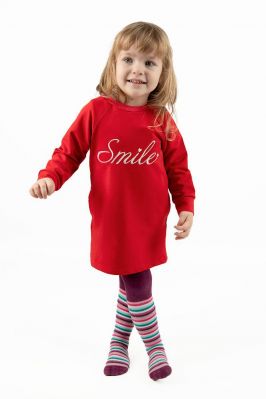 Сукня для дівчинки «Smile» (двонитка) червоний