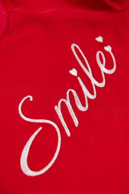 Сукня для дівчинки «Smile» (двонитка) червоний