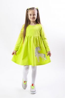 Сукня для дівчаток (двонитка, спів) салатовий