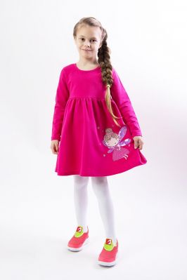 Сукня для дівчаток (двонитка, спів) малиновий