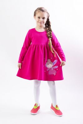 Сукня для дівчаток (двонитка, спів) малиновий