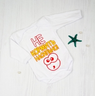 Боді з довгим рукавом р. 62 (інтерлок)