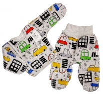Комплект для новонарожденного теплий (2 предмета), р. 56, машинки 94678312