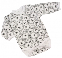 Боді для немовляти з начосом (зріст 62) сірі хмаринки 210753814